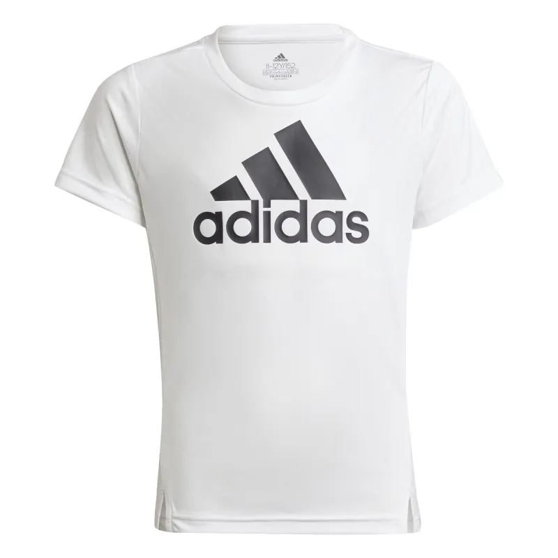 Child's Short Sleeve T-Shirt Adidas White