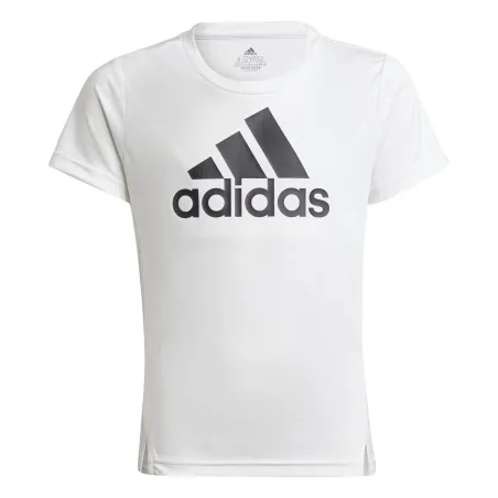 Child's Short Sleeve T-Shirt Adidas White