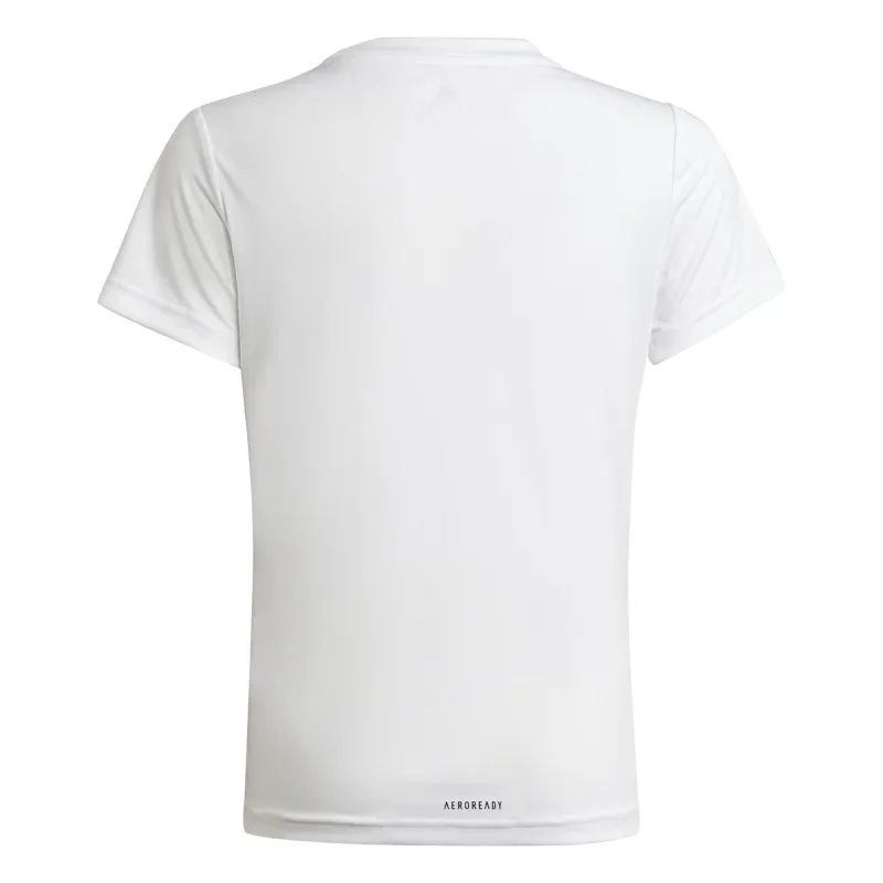 Child's Short Sleeve T-Shirt Adidas White
