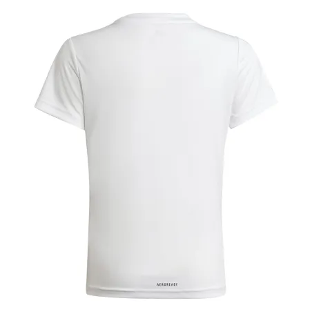 Child's Short Sleeve T-Shirt Adidas White