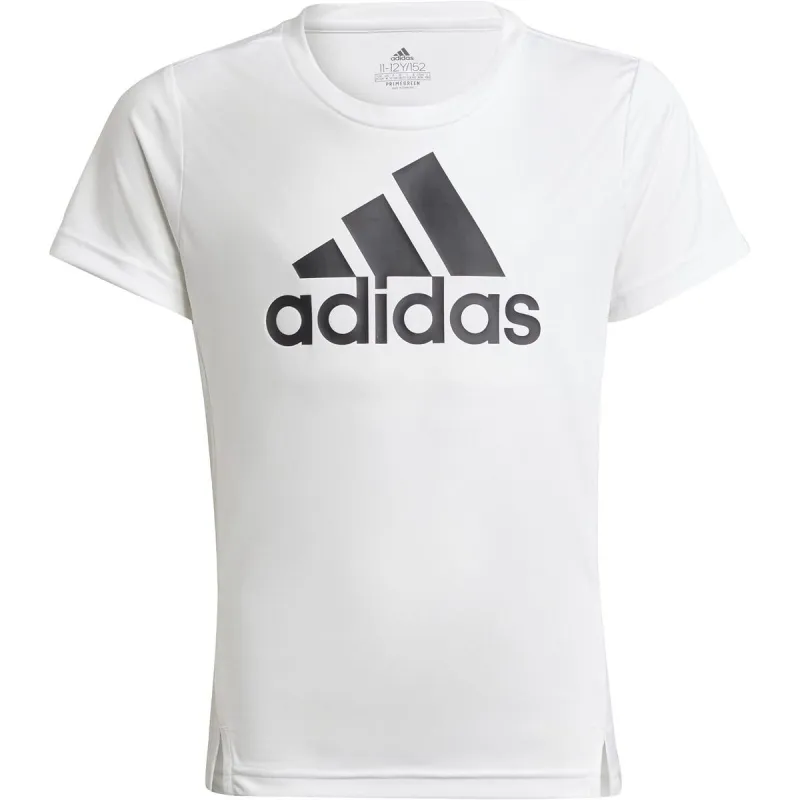 Child's Short Sleeve T-Shirt Adidas White