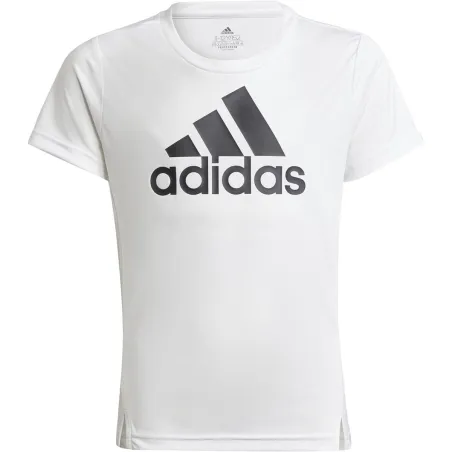 Child's Short Sleeve T-Shirt Adidas White