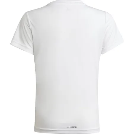Child's Short Sleeve T-Shirt Adidas White