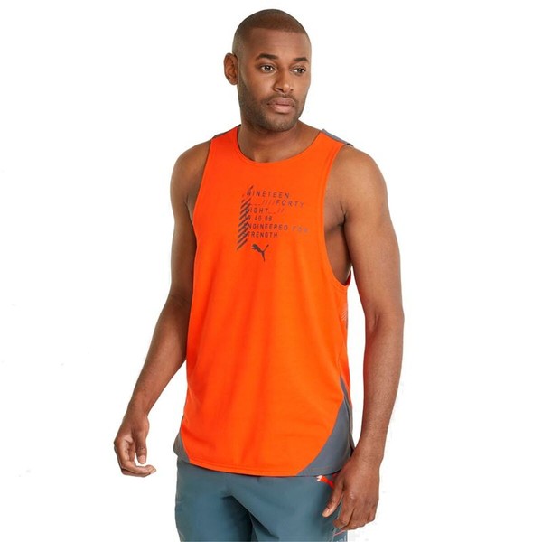 Men's Sleeveless T-shirt Puma Train Everfresh Tank M Orange