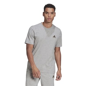Men’s Short Sleeve T-Shirt Adidas Essentials Feelcomfy Light grey