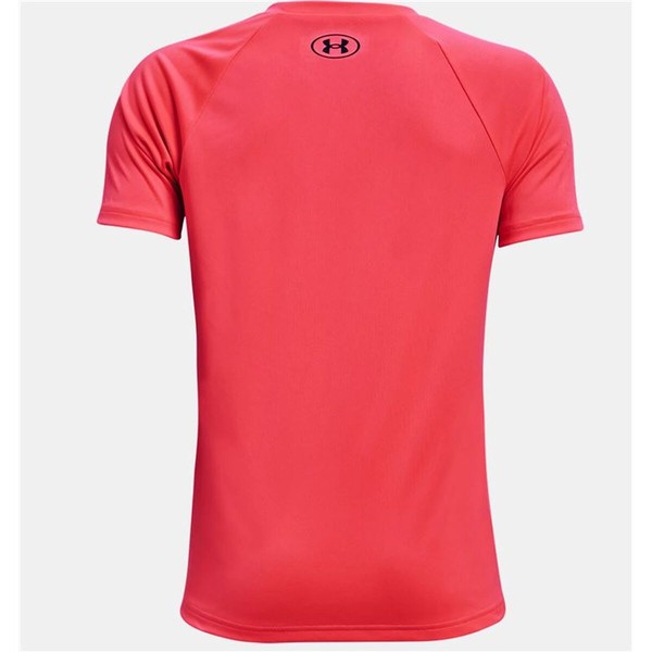 Laste Lühikeste varrukatega T-särk Under Armour Tech Hybrid Punane