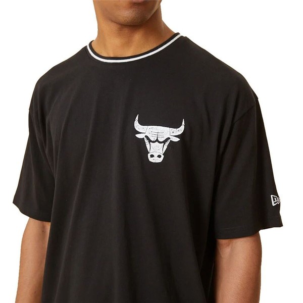 Basketbola T-krekls New Era Chicago Bulls Graphic M Melns