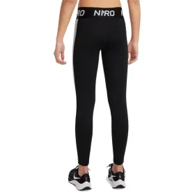 Sportinės tamprės vaikams Nike Dri-FIT Pro Warm Juoda