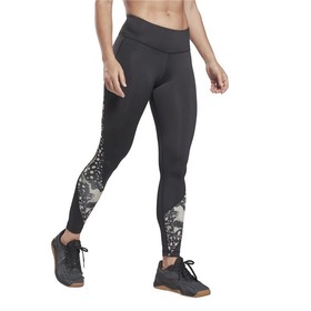 Naisten urheilulegginsit Reebok Modern Safari W Musta