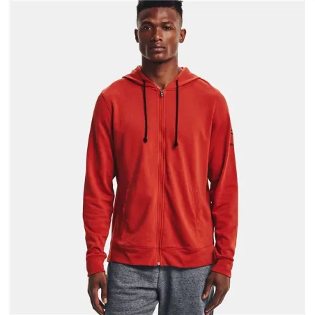 Meeste Spordijakk Under Armour Rival Terry Man Punane