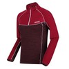 Fleece Lining Regatta Hepley Lightweight Half-Zip W Dark Red