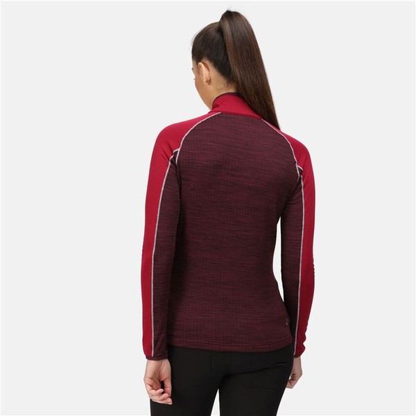 Fleece Lining Regatta Hepley Lightweight Half-Zip W Dark Red