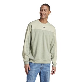Men’s Sweatshirt without Hood Adidas Mel Crw Light Green