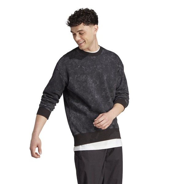 Men’s Sweatshirt without Hood Adidas All Szn Dark grey