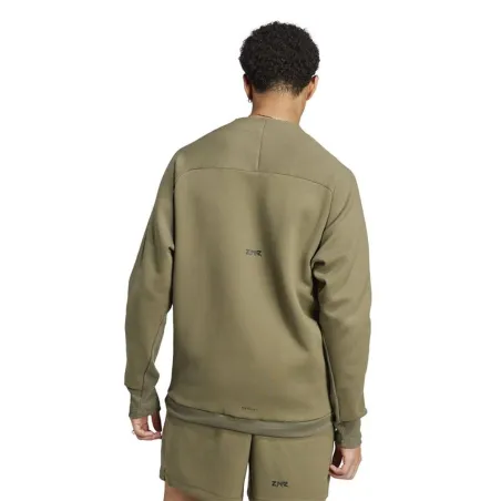Men’s Sweatshirt without Hood Adidas Z.N.E. Brown