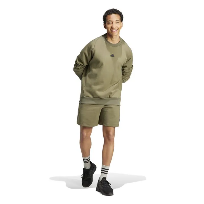 Men’s Sweatshirt without Hood Adidas Z.N.E. Brown