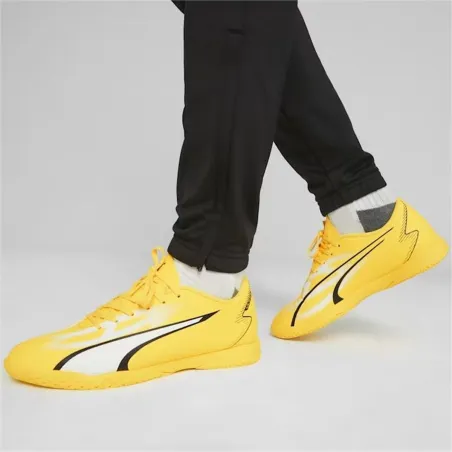 Adult's Indoor Football Shoes Puma Yellow