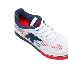 Adult's Indoor Football Shoes Kelme White