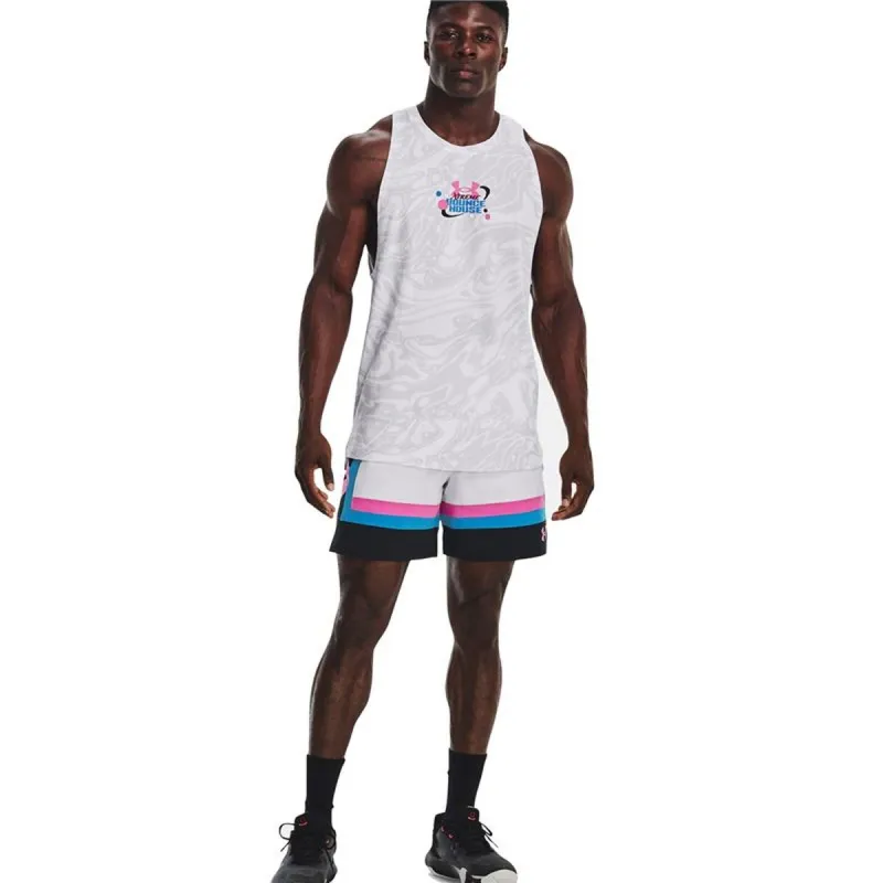 Lühikesed Spordipüksid Under Armour Valge