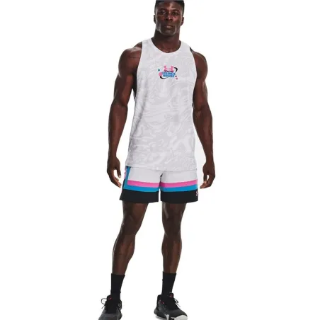 Lühikesed Spordipüksid Under Armour Valge
