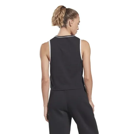 Women's Sleeveless T-shirt Reebok Rie Black