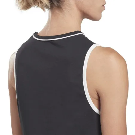 Women's Sleeveless T-shirt Reebok Rie Black