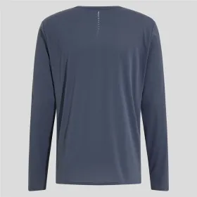 Vyriški marškinėliai su ilgomis rankovėmis Odlo Neck L/S Zeroweight Chill-T Mėlyna