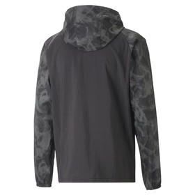 Мужская спортивная куртка Puma Run Favorite Aop Чёрный