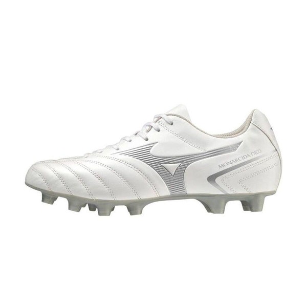 Childrens Football Boots Mizuno Monarcida Neo II Select MD White
