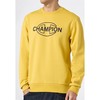 Men’s Sweatshirt without Hood Champion Graphic Shop Yellow