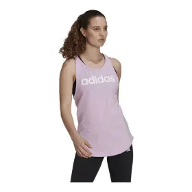 Īsais Sieviešu Tops Adidas Essentials Logo Lavanda