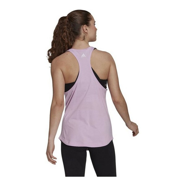 Īsais Sieviešu Tops Adidas Essentials Logo Lavanda