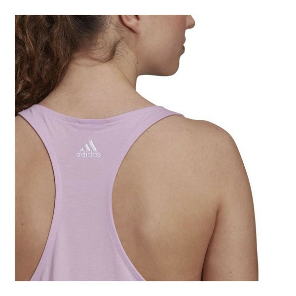 Īsais Sieviešu Tops Adidas Essentials Logo Lavanda