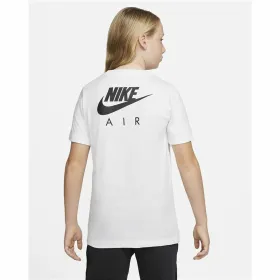 Laste Lühikeste varrukatega T-särk Nike Air Valge