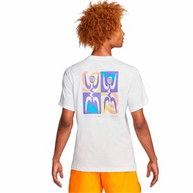 Vīriešu Krekls ar Īsām Piedurknēm Nike Sportswear Balts