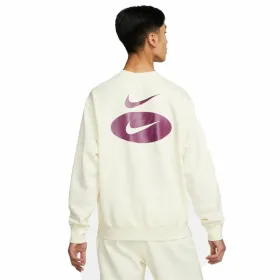 Miesten huputon collegepaita Nike Swoosh League Valkoinen