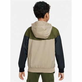 Bērnu Sporta Jaka Nike Sportswear Windrunner Zaļš
