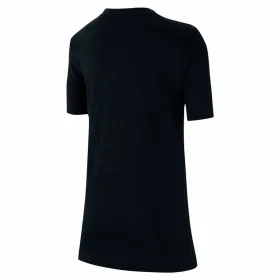 Laste Lühikeste varrukatega T-särk Nike Sportswear Must