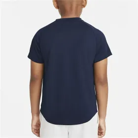 Laste Lühikeste varrukatega T-särk Nike Court Dri-FIT Victory Meresinine