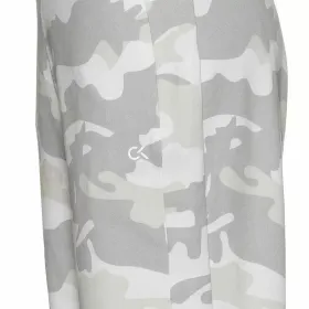 Ilgos sportinės kelnės Calvin Klein Printed Moteris Balta