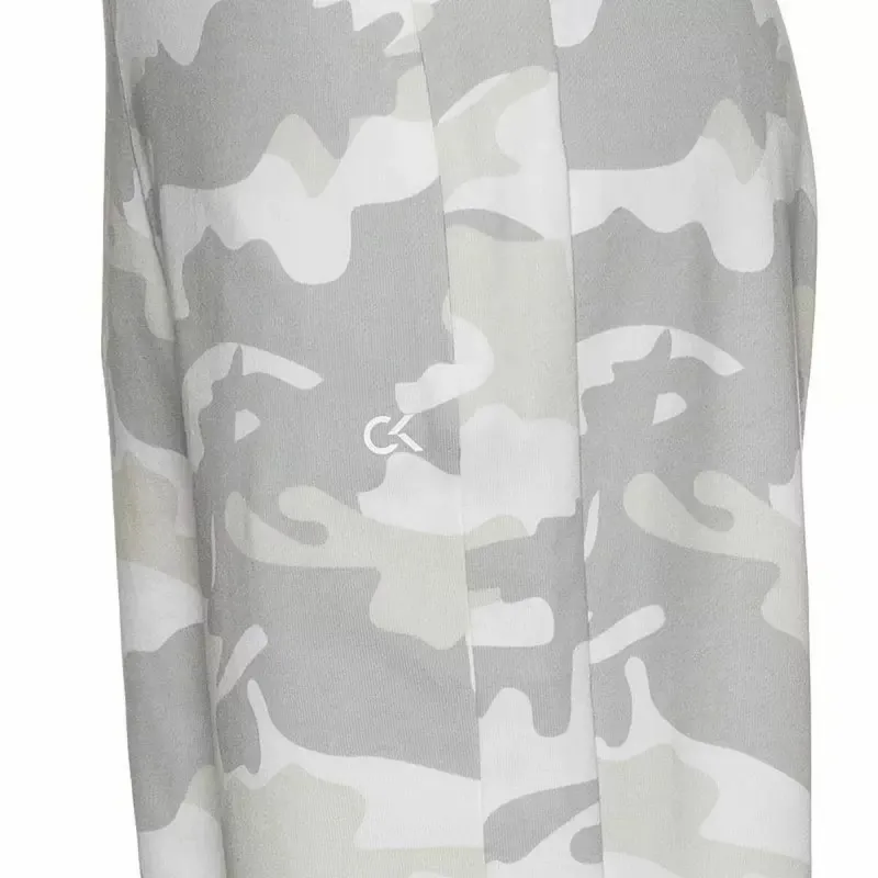 Ilgos sportinės kelnės Calvin Klein Printed Moteris Balta