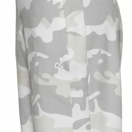 Ilgos sportinės kelnės Calvin Klein Printed Moteris Balta