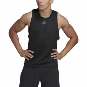 Vyriški marškinėliai be rankovių Adidas HIIT Spin Training Juoda