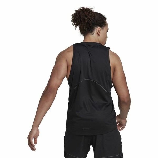 Vyriški marškinėliai be rankovių Adidas HIIT Spin Training Juoda