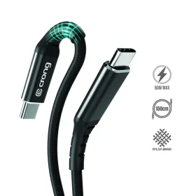 Crong Armor Link - 60W PD 3A USB-C to USB-C Cable 150cm (Black)