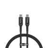 Crong Armor Link - 60W PD 3A USB-C to USB-C Cable 150cm (Black)