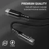 Crong Armor Link - 60W PD 3A USB-C to USB-C Cable 150cm (Black)