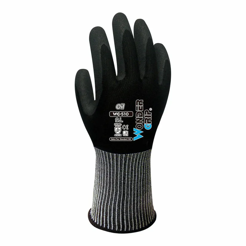 Darbo pirštinės Wonder Grip Juoda