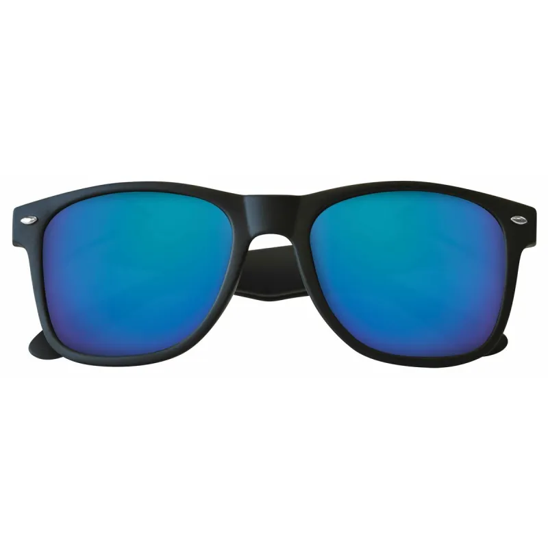 Unisex Saulesbrilles Eagle WAVE Melns spogulis