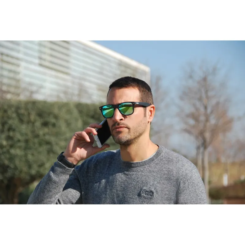 Unisex Sunglasses Eagle WAVE Black Mirror